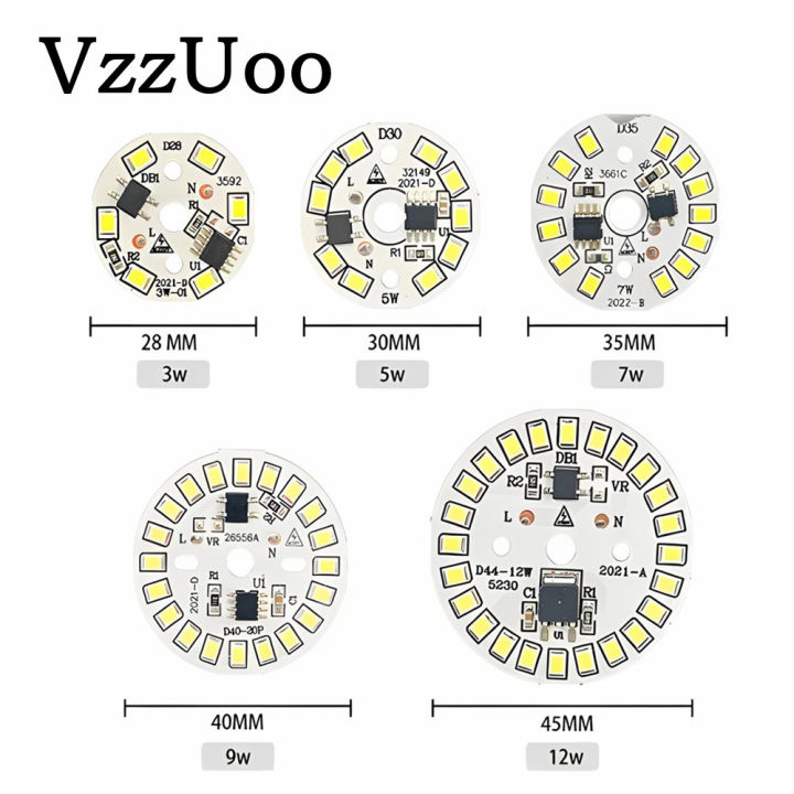 Led Module For Bulb VzzUoo LED Bulb Patch Lamp SMD Plate Circular Module Light Source Plate ...