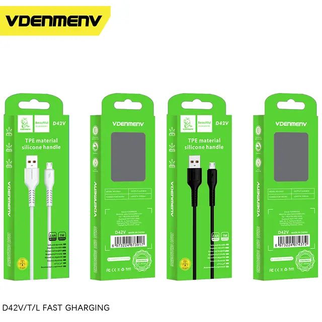 White Micro High Quality USB Data Cable