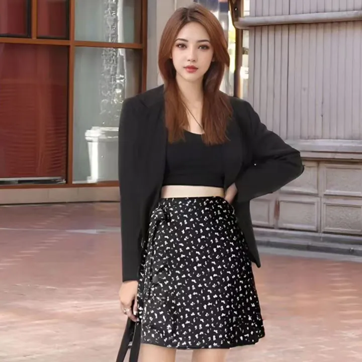 Cute%20lace%20up%20short%20skirt%20floral%20pattern%20Korean-style%20short%20skirt%20A-Line%20high%20waist%20skirt%20fashion%202022%20cheap%20-%20Image%207