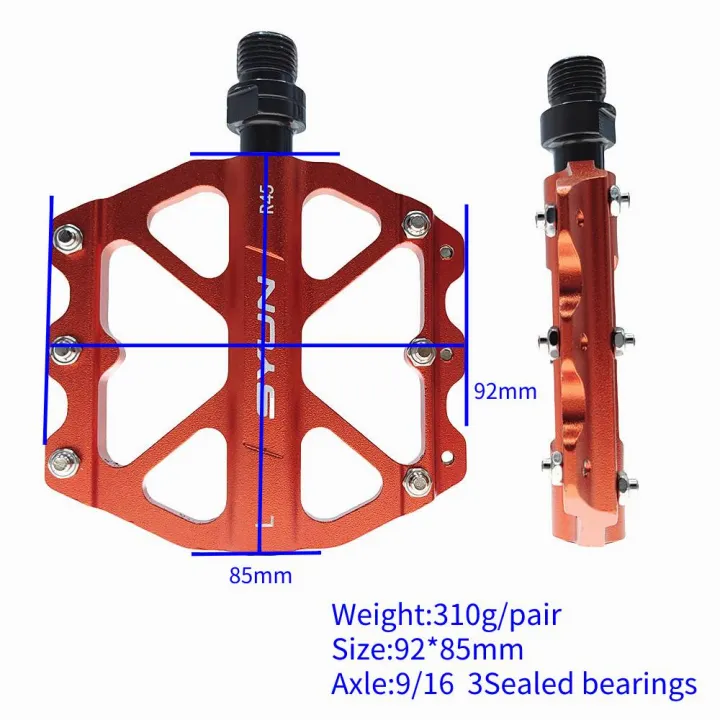 SYUN%20Colors%20Bicycle%20pedal%20ultra%20light%203%20sealed%20bearings%209/16%20aluminum%20alloy%20mountain%20bike%20pedals%20MTB%20road%20bike%20Parts%20accessories%20-%20Image%203