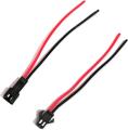 3 Pairs of JST SM 2pin Male Female Connector Wire. 