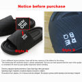 Soft Sole Eva Home Slippers Women Indoor Mute Non Slip Bathroom Slides Couple Lightweight Summer Beach Flip Flops Flat Sandals. 