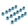 16pcs Valve Stem Oil Seals Set Fluororubber Excellent Sealing Parts Fit for GM SBC V8 Engine new. 