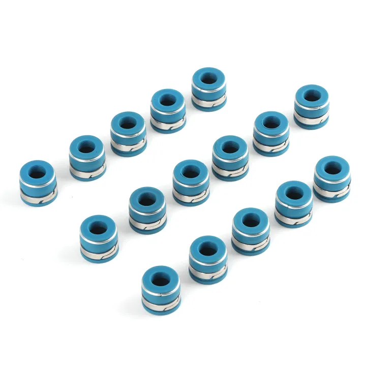 16pcs%20Valve%20Stem%20Oil%20Seals%20Set%20Fluororubber%20Excellent%20Sealing%20Parts%20Fit%20for%20GM%20SBC%20V8%20Engine%20new%20-%20Image%203