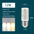 E27 E14 LED Bulb 12W 16W 18W High Brightness Lamp Light AC 220V Corn Bulbs Chandelier. 