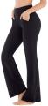 Bootcut Yoga Pants with Pockets for Women - Flare Leggings.