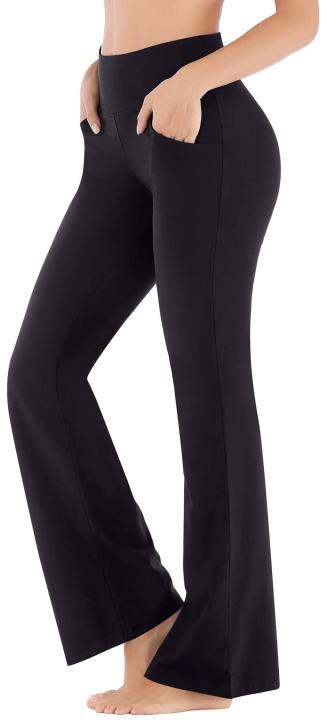 Bootcut Yoga Pants with Pockets for Women - Flare Leggings