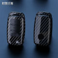 ABS Carbon Fiber Car Key Case Cover Shell For VW Volkswagen Polo Golf Passat Beetle Tiguan Seat Leon Altea Skoda Octavia Kodiaq.