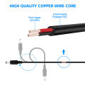 12V DC Extension Cable 5.5mm*2.1mm Male Female Power Cord Cable 1m 2m 3m 5m 10m Extend Wire for CCTV Camera DC Extend Power Cord. 