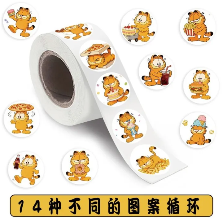 Garfield%20Pooky%20Nemo%20Odie%20Irene%20Cute%20Two-Dimensional%20Curly%20Stickers%20Notebook%20Scooter%20Decoration%20Graffiti%20Stickers%20Holiday%20-%20Image%204