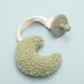Baby Pacifier Clip Sherpa Star Moon Infant Newborn Pacifier Chain Silicone Nipple Soother Dummy Holder BPA Free Baby Accessory. 