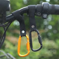 Motorcycle Bicycle Aluminum Alloy Front Mount Handlebar Hook Clip for Secure Bag Helmet Hanging. 
