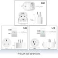 MOES Tuya WiFi Smart Plug Dimmable Power Socket Brightness Adjust Timer Smart Life App Works with Alexa  Home EU. 