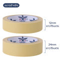 Waterproof masking tape, 1/2 inch, 3/4 inch crepe masking tape, crepe paper masking tape, crepe paper tape, chicken leather tape 12, 24mm masking tape. 