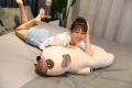 The Latest Prone Bago Dog Pillow Kawaii Stuffed Plush Toy Figurine Doll Cartoon Anime Cute Children's Birthday  Fun Doll. 