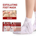 Exfoliating Feet Mask Sock Exfoliation Scrub for Feet Mask Remove Dead Skin Moisturizing Pedicure Anti Crack Foot Patch Spa 5PCS.