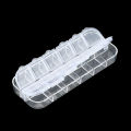 Nail Art Sotrage Box Case Rhinestones Gems Jewelry Beads PlasticEContainer Nails Accessories Empty Container DIY Manicure Tools. 