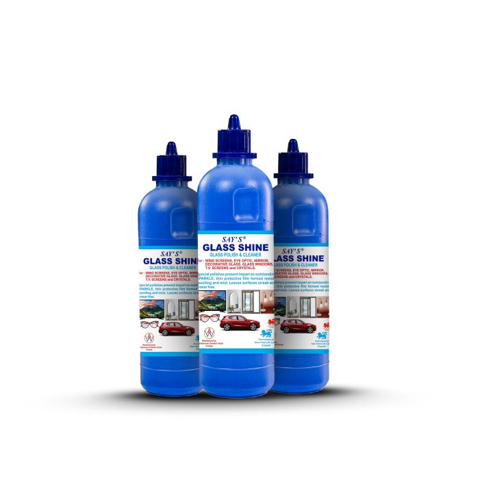 SAYS GLASS SHINE 375ml x 3 ( all glass cleaner )