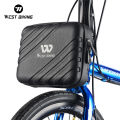 WEST BIKING Hard Shell Bicycle Front Bag Waterproof Bike Frame Hanging Bag Portable Multifunctional Folding Cycling Accessories. 