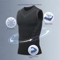 Men's Compression Tank Top Sleeveless Gym Shirt Quick Drying Men's Sportswear Fitness Bodybuilding Vest Muscle Training Top.