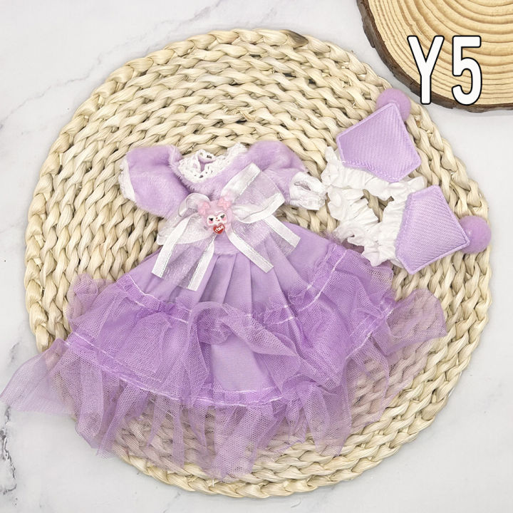 Full%20Set%201/6%20Bjd%20Dolls%20Clothes%2030cm%20Anime%20Kawaii%20Reborn%20Doll%20Skirt%20Hat%20Headdress%20Kids%20%20Dress%20Up%20DIY%20Dollhouse%20Toys%20for%20Girl%20-%20Image%203