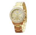 MEN'S FASHION GOLDEN LUXURY WATCH -STYLISH HIGH QUALITY  STAINLESS STEEL WATCH FOR MEN AND BOYS - HIGH QUALITY GOLDEN CASUAL WATCH FOR MEN /BOYS-MENS WEDDING WATCH IN RANDOM DIAL DESIGN. 