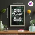 Motivational Quotes Frame Design A4 size. 