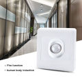 Infrared PIR Motion Sensor Light Control Switch 86 Box Recessed Human Body Sensors Switch Auto On/Off for Corridor Staircase. 