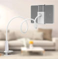 Gooseneck Tablet Holder With Flexible Arm 360 Clip Bed Support For 4 - 11 inches Phone Tablet Bracket For IPad Stand Accessories. 