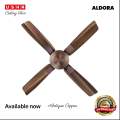 USHA Aldora 1320mm Premium Ceiling Fan (Antique Copper). 