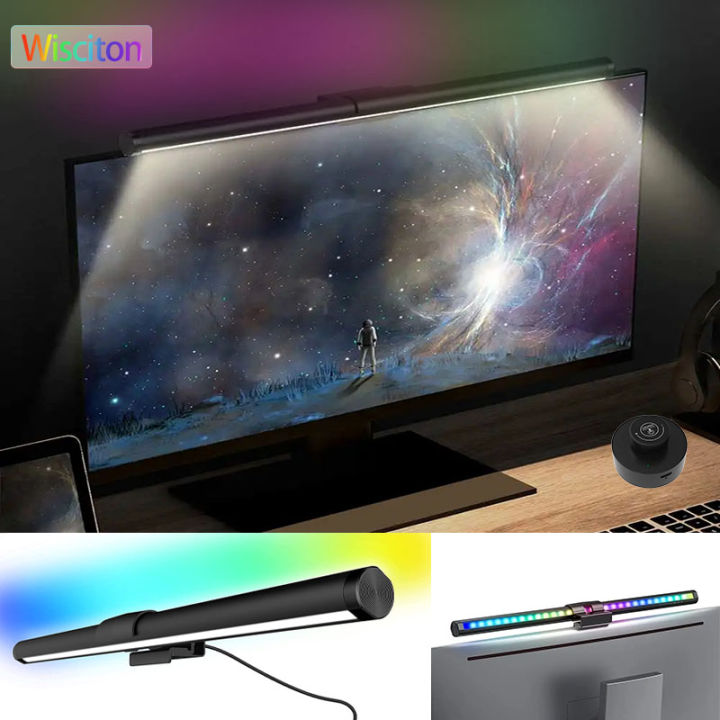 RGB Displays Monitor Light Bar Strip Eye Care Lighting Work Game ...