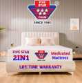 Five Star Medicated 2in1 Mattress. 