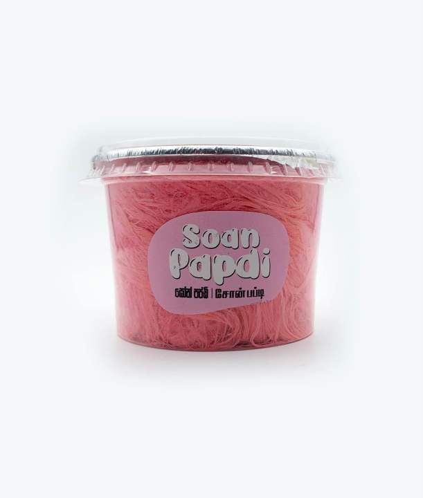 Strawberry Soan Papdi