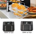 Air Fryer rack for Ninja air fryer multi-layer double basket air fryer accessories 304 stainless steel grilling rack cooking ja 3. 