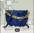 Women's Handbag with Golden Chain and Long Strap 9x7 Inch Elegant Design. 