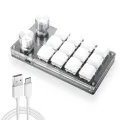 Macropad Macro Mechanical Keyboard Mini Gaming Custom Programming Knob Keypads Red Switch 3/4/6/12 Keys For PS Pr Ai An. 