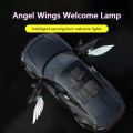 Door lighting, floor light, door opening projector, Angel Wing welcome light, car accessories, car atmosphere. 