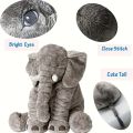 40cm Soft Elephant Plush Toys Cute Elephant Baby Sleeping Pillow Stuffed Animals Best For Kids Birthday Room Decoration.