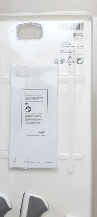 IKEA%20Andlig%203%20Piece%20Knife%20Set%20Light%20Gray/White%20Bread%20Knife%20%7C%20Cook's%20Knife%20%7C%20Paring%20Kinfe%20-%20Image%203