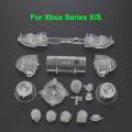 YuXi Transparent Clear Buttons Kit For Xbox One / S Slim / Elite Controller LB RB Bumpers Trigger Button For Xboe Series X S. 