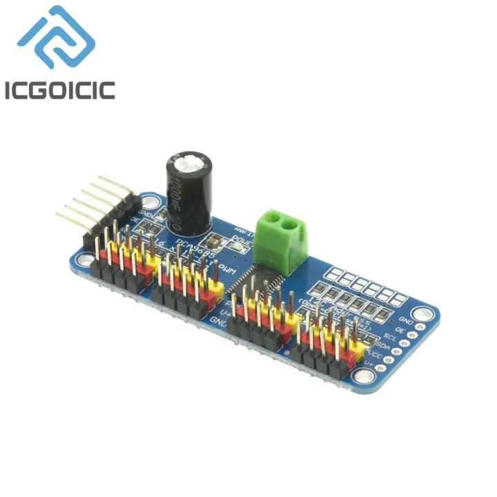 1-10PCS%20PCA9685%20Robot%20Controller%20IIC%20Interface%2016%20Channel%2012-Bit%20PWM%20Servo%20Motor%20Driver%20Board%20for%20Arduino%20Robot/%20Raspberry%20Pi%20-%20Image%203