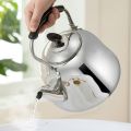 Stainless Steel Whistling Teakettle Fast Heating Base Large Capacity Water Kettles Thickened Gas Stove Induction Cooker. 