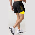 New Men Running Shorts Gym Sports Shorts 2 In 1 Quick Dry Workout Training Gym Fitness Jogging Short Pants Summer Men Shorts.