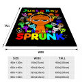 Sprunki Incredibox Game Soft Fuzzy Plush Throw Blanket for Couch Bed Multi-Sized Napping Bedspread All Seasons Comforter. 