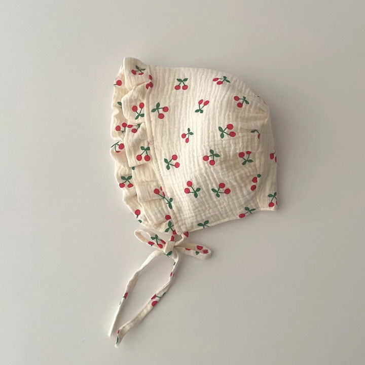 Korean%20Print%20Baby%20Sun%20Hat%20Cute%20Flower%20Cherry%20Infant%20Girls%20Princess%20Cap%20Spring%20Autumn%20Cotton%20Newborn%20Ear%20Protection%20Caps%20Bonnet%20-%20Image%207