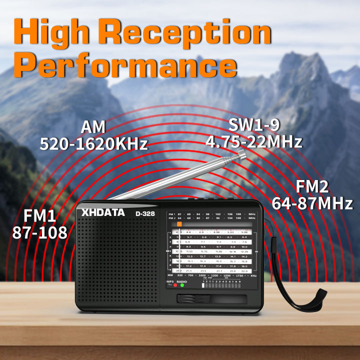 XHDATA%20D-368/D-328%20Portable%20Stereo%20Radio%20FM%20AM%20SW%20MP3%20Player%20with%20Bluetooth%20TF%20Card%20USB%20Rechargeable%20Battery%20for%20Elder%20%20-%20Image%205