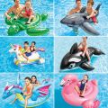 Inflables Toy Swimming Pool Children Inflatable Water Toy Animal Mount Mount Pool  Animal Shark Unicorn Pool Assesories Rafts. 