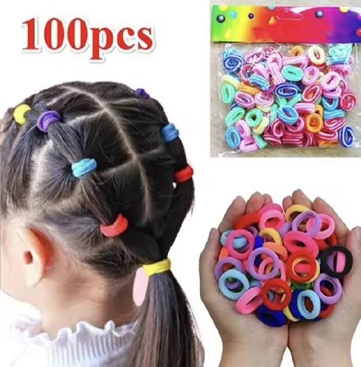 💗Yagi shop💗100 PCs 1.5 PCs baby hair band in a cute drawstring bag gentle fashion hair accessories girls hair
