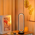 LED Ring Desk Lamp USB 3-color Dimmable USB Modern creative Night Light Reading Table Lamp Bedroom Home Room ecoration. 