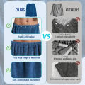 Suitable for M-XXXL Men's Bath Skirt Bath Towel Plus Size Bath Skirt Suitable for Home, Travel, Steaming, Spa, Beach. 